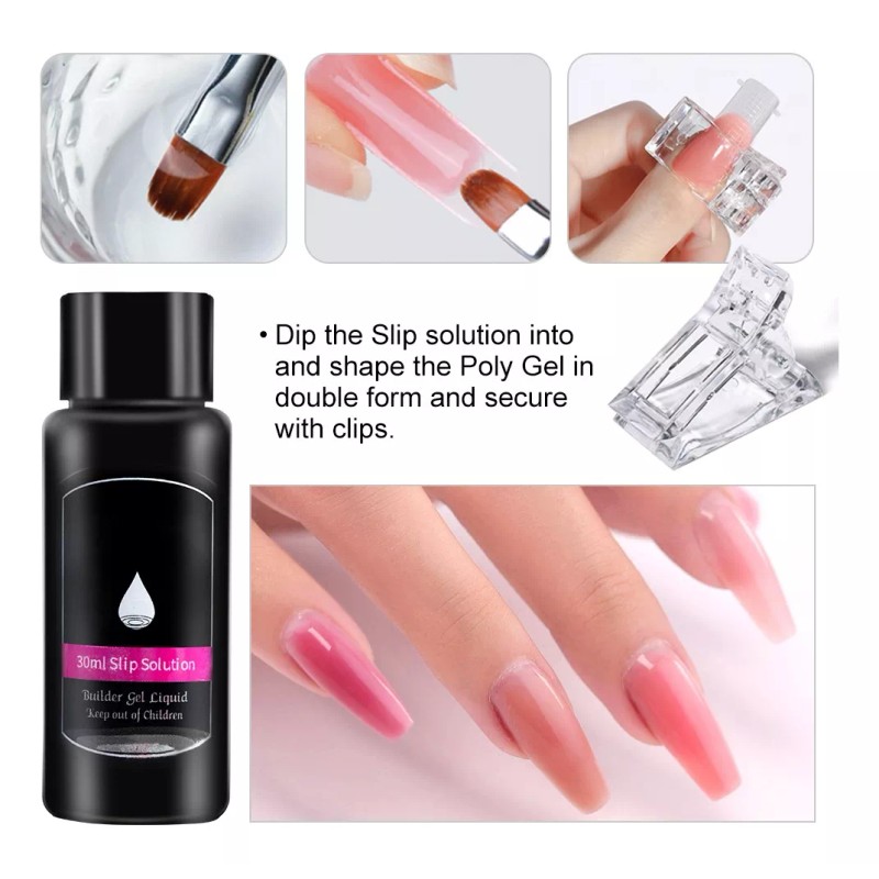 Limegirl Kit Uñas De Polygel Acrílico 5 Pzas Poligel Construcción