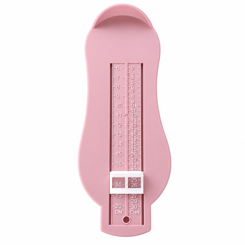 Kids Foot Measuring Ruler for Shoe Sizing – Plastic Foot
