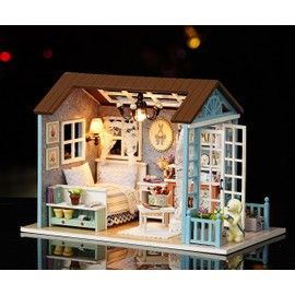 DIY Miniature Dollhouse Kit with Music Box Rylai 3D Puzzle Challenge for Adult Kids Z008