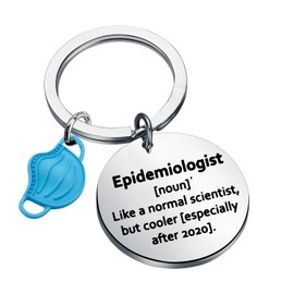 FAADBUK Epidemiologist Gift Epidemiology Student Graduation Gift Public Health Science Gift, Metal, stainless-steel