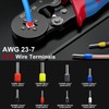 Ferrule Crimping Tool Kit, Wire Ferrule Kit with 1200Pcs Wire