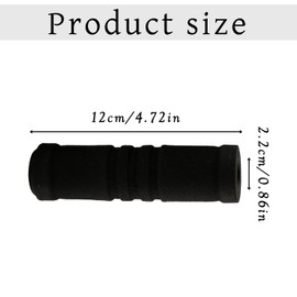 Bojueshaw 4Pack Bike Handlebar Grips,Soft Foam Sponge Non-Slip Handlebar Covers for Mountain,Road & Electric Bicycles(Shock-Absorbing)