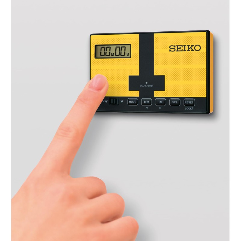 Seiko Sports Stopwatch Digital Alarm Clock QHL098Y