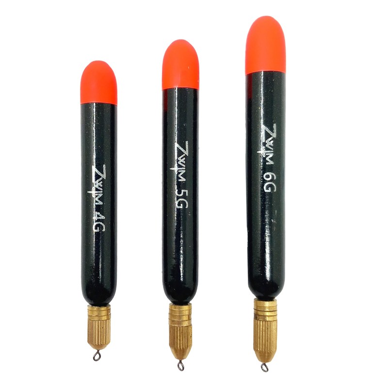 ZWIM Balsa Pellet Waggler Float Set 3pc 4g 5g 6g