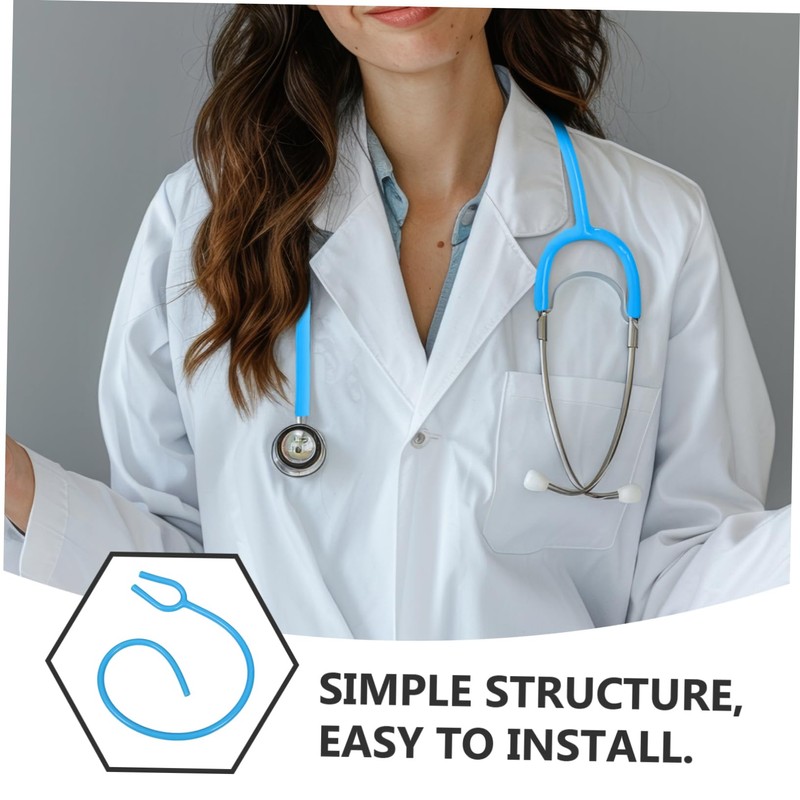 Ciieeo 2pcs Y Shaped Stethoscope Extension Tubing Replacement Hose for