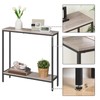 HOOBRO 29.5 Inches Narrow Console Table, Small Sofa Table, Entryway