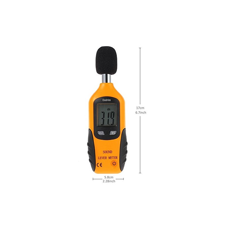 Cadrim Digital Sound Level Meter, Portable Sound Level Meter 30