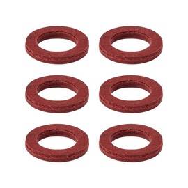 UTSAUTO Outboard Lower Unit Oil Drain Gasket 90430-08021-00 90430-08003 Replacement for Yamaha 4-Stroke Models Oil Drain Plug Gaskets 6Pcs