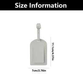 Luggage Tags for Suitcases, Luggage Labels for Suitcases, Suitcase Tags 4 Pack, Suitcase Labels, Leather Suitcase Tags for Suitcases - Suitcase Tag Luggage Accessories