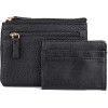 Julia Buxton Pebble RFID Pik-Me-Up¬¨√Ü Large ID Coin / Card Case Black
