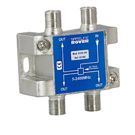 3-Way Splitter with F-Connector 2400 MHz