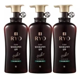 Rye 약산성 려 진결모 탈모증상케어 샴푸 두피쿨링케어 490ml 3개 Mild Acidic Scalp Care Anti-Hair Loss Shampoo Cool Down Scalp Care 490ml 3ea