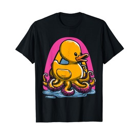 Octopus Rubber Duck Inkfish Kraken Duckling T-Shirt