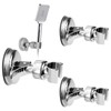 3PCS Adjustable Shower Head Holder Wall Mount, UOIXPUHUO No Drill