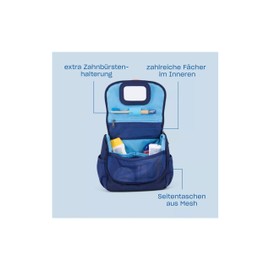 Affenzahn Wash Bag for Children Aged 1-3 Years, Children in Nursery, Customisable