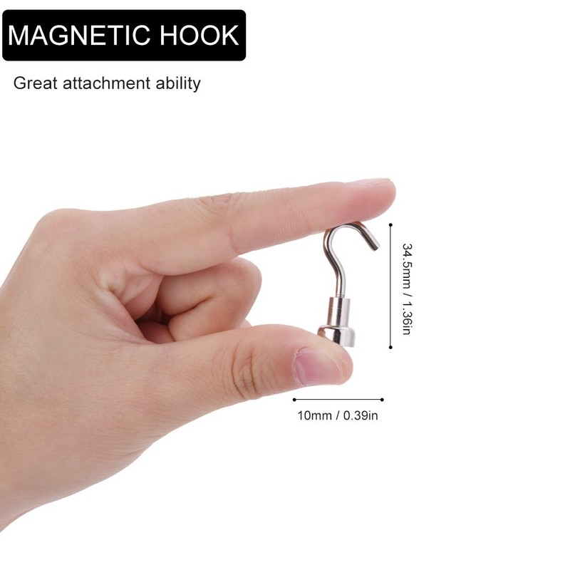 Practical Heavy Duty Hanging Hook Powerful Magnetic Hooks Indoors Organization