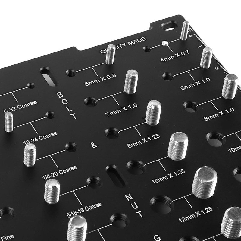 Sarini Screw, Nut And Bolt Thread Checker Includes Measuring Gauge