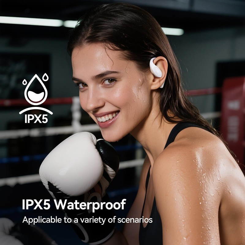 1MORE Open Earbuds S51 Open Earbuds, Non-Blocking, Lightweight, Bluetooth 5.3,