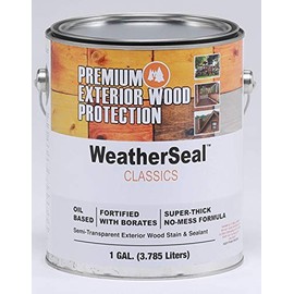 Continental Weatherseal Stain Frontier Pine 1 Gallon