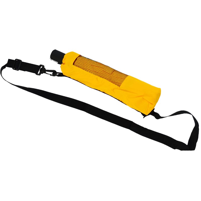 iX-brella Trekking Pocket Umbrella XXL with Shoulder Bag, Yellow, Pocket