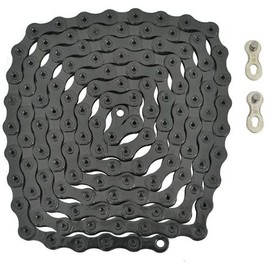 YBN 12 SPD Chain 126 Link w/Power Lock PC-XX1 Eagle, Black, YB2695