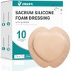 Sacral Foam Dressing, Sacrum Silicone Foam Dressing with Border, 7x7
