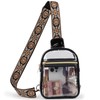 Bunnychill Clear Sling Bag Stadium Approved Clear Fanny Pack Cross