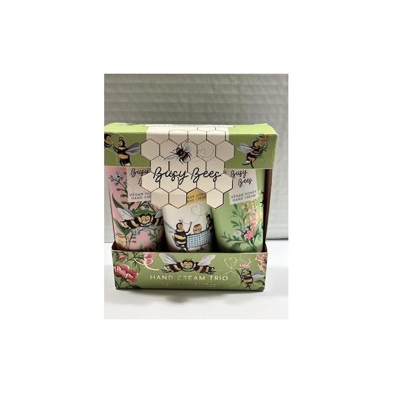 Heathcote & Ivory Busy Bees Vegan Honey Hand Cream Trio