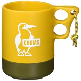 CHUMS CH62-1620-Y059-00 Camper Mug, Mustard/Khaki, Large, 19.4 fl oz (550 ml)