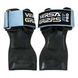Versa Gripps® Fit Pro, Made in the USA, Wrist Straps for Female Athlete, the Best Training Accessory, Blue Hydrangea, XS