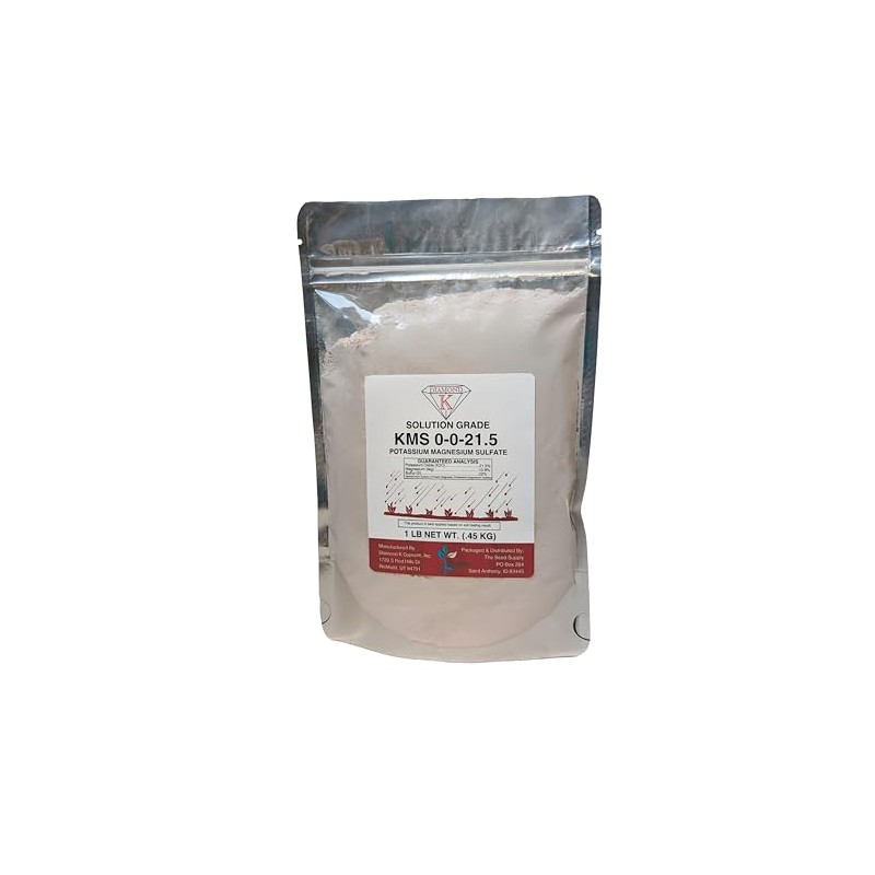 KMS Potassium Magnesium Sulfate 0-0-21.5 - Sul-Po-Mag Solution Grade Fertilizer