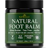 Organic Tea Tree Foot Cream for Dry Cracked Feet, Heels,