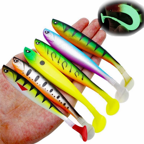 Njord Kalastus Rubber Fish Zander Bait 6 Pieces 12 cm