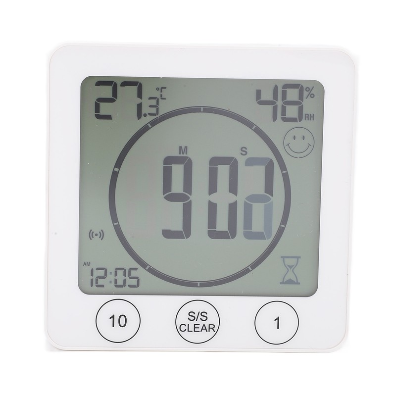 Temperature and Humidity Meter Indoor Thermometer Hygrometer Timer for Home