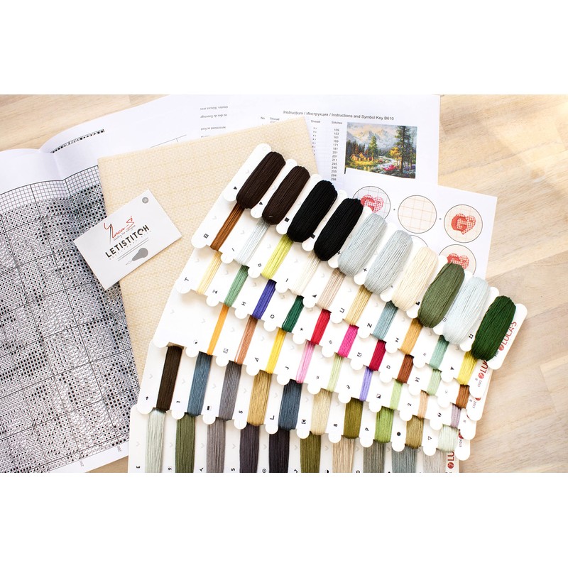 Cross Stitch Kit Luca-S - Camper's Cabin