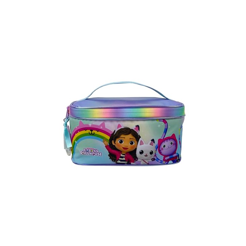 CYPBRANDS Unisex Kids Gabby Neceser Con ASA-Up Cosmetic Bag, Colourful,