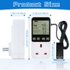 Digital Thermostat Temperature Controller, Socket Outlet 230V Temperature Control Switch