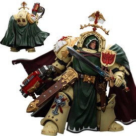 JOYTOY Warhammer 40K Dark Angels 1/18 Action Figures Dark Angels Belial, Grand Master of The Deathwing with The Sword of Silence and Storm Bolter Model Collection