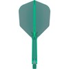 Target Darts K-Flex Integrated Dart Flight and Shaft, No.6, Green,