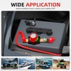 Joinfworld Side Post Battery Disconnect Switch 12V-48V 275A Waterproof Marine