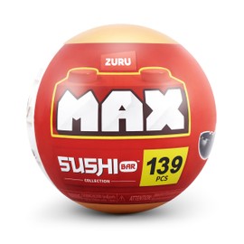 Max Build More Premium Bricks. Sushi Bar Collection (Miso Soup) by ZURU, Building Bricks for Teens, Adults and Collectors