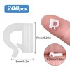 200pcs Quick Change Spinner Clevis Plastic Fishing Clevis Crawler Harness