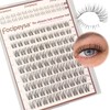 Focipeysa Focipeysa Wispy Lash Clusters Natural Cluster Eyelashes Clear Band