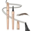 Eyebrow pen - Liquid Eye Brow Microblading Pencil With Micro 4 Point Lift & Brow Pen Snatch, Long-Lasting Waterproof Eyebrow Pencils for Women (Dark Brown)