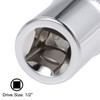 sourcing map 1/2-Inch Drive by 20mm Deep and Shallow Socket