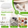 2 Pieces Pill Organizer Reusable Pocket Pill Case Portable Open