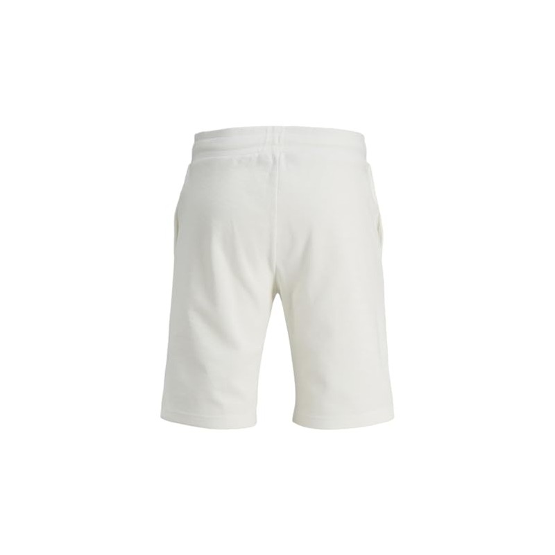 JACK & JONES Men's Jpstbersi Nafa Sweat Shorts, Cloud dancer,