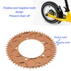 BOLANY 130BCD Bike Chainring 54T Positive Negative Tooth Single Disc