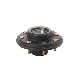 SOFEDY Heavy Duty Trailer Idler Hub Kit 8 Lug 6.5 Bolt Pattern for 7000 lb Axles Fits Cargo & Boat Trailer Spindles - Includes Bearings 14125A & 25580, Seal, Cap, Nuts