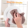 Mikinona 3 Pcs Cotton Dish Cloths Highly Absorbent Wash Cloths